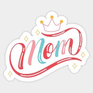 best knitting mom ever mom is love Sticker